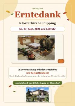 Erntedankfest Kloster Pupping Erntedankfest Pupping
