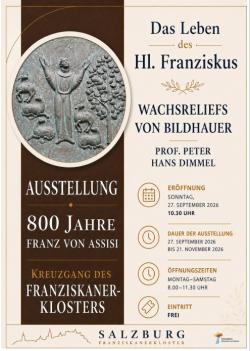Austellung das Leben des Hl.Franziskus Salzburg 2026